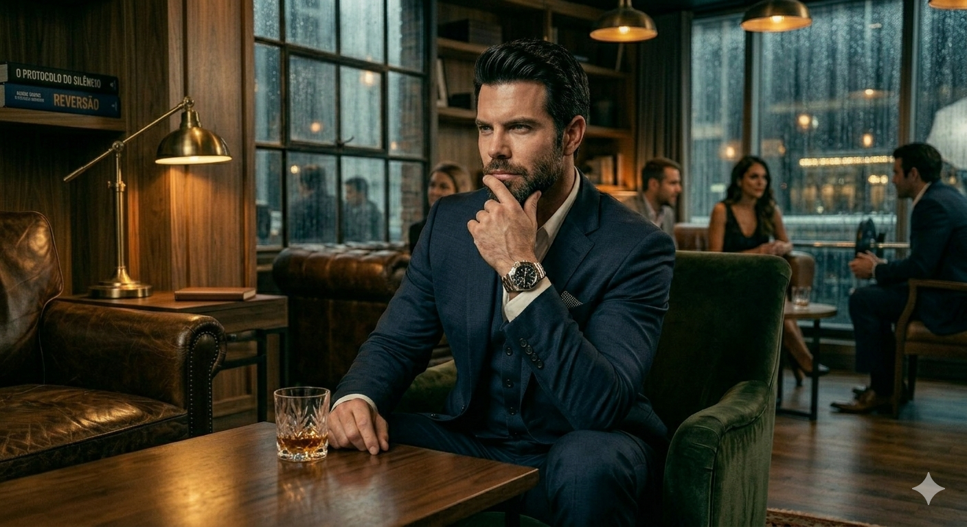 Postura Masculina Raiz: A Economia das Palavras e o Poder do Silêncio Estratégico